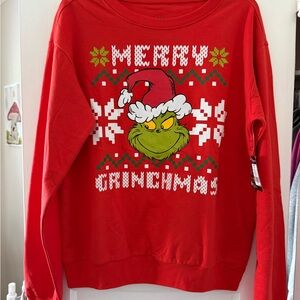 Dr. Seuss Red Grinch Christmas Sweatshirt
